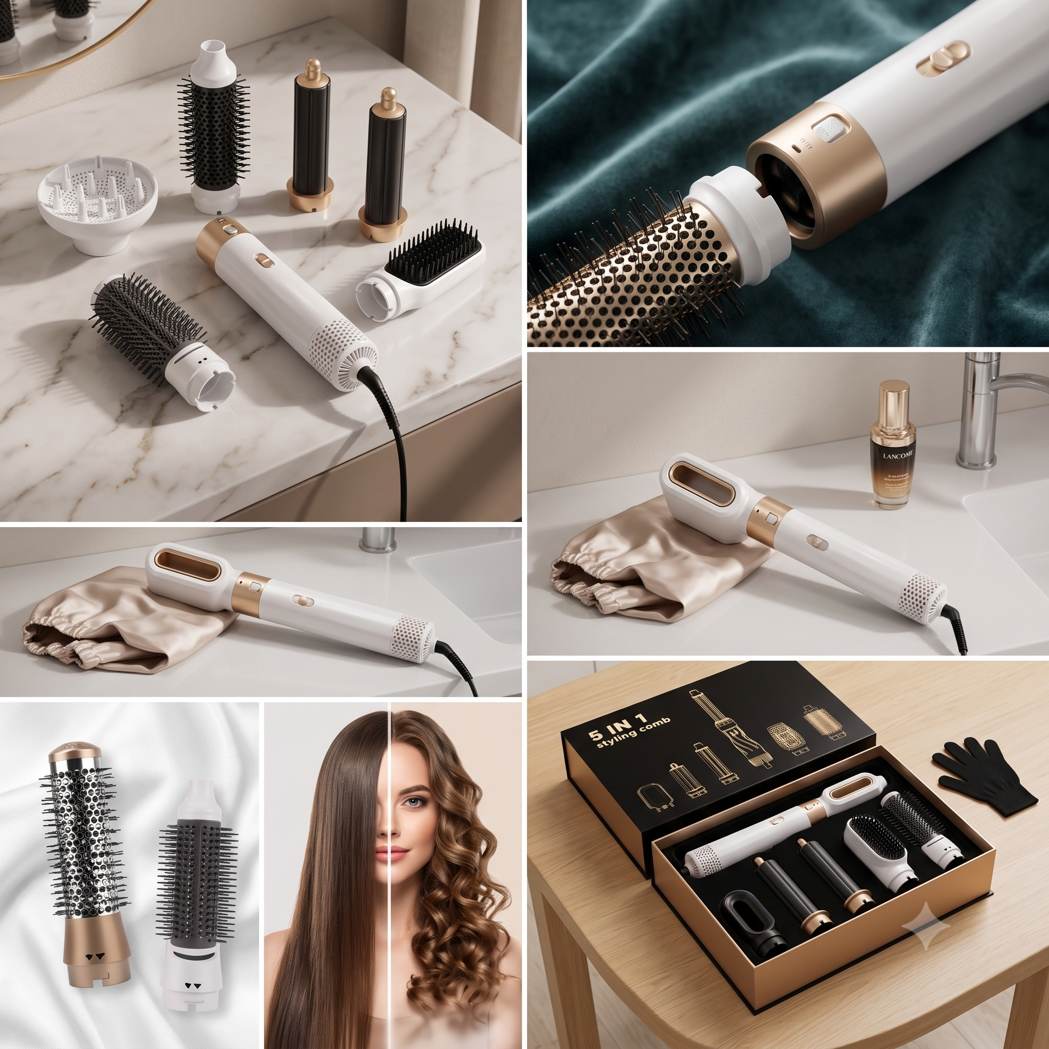 Velussa Airstyler 5 en 1 — Alisa, Riza y Da Volumen