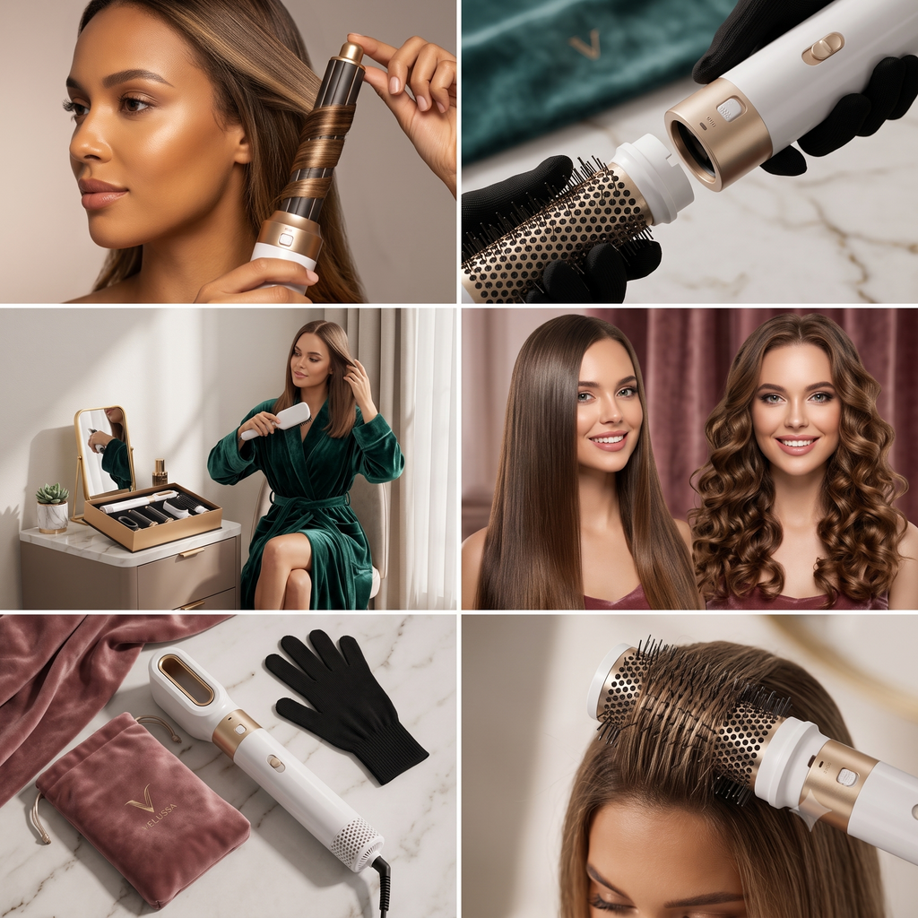 Velussa Airstyler 5 en 1 — Alisa, Riza y Da Volumen